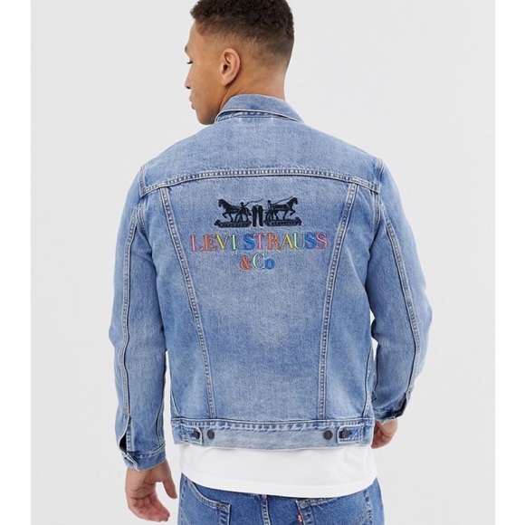 levi rainbow jacket